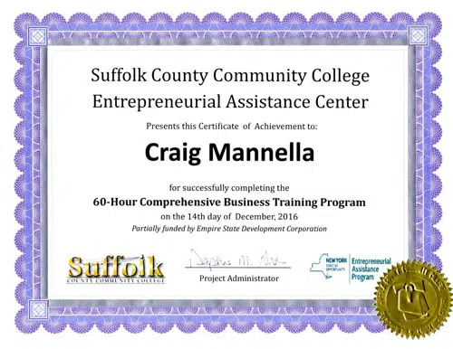 Suffolk County Community College Entrepreneurial Assistance Center